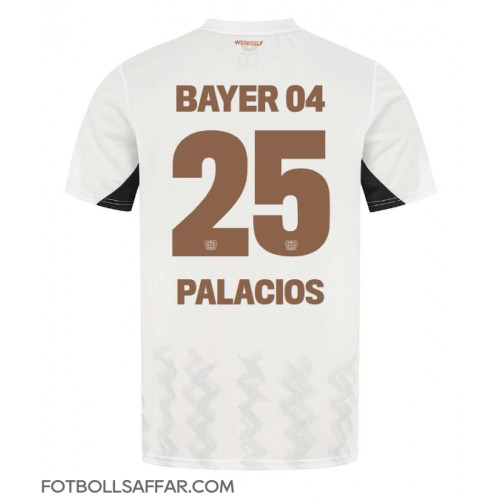 Bayer Leverkusen Exequiel Palacios #25 Bortatröja 2024-25 Kortärmad